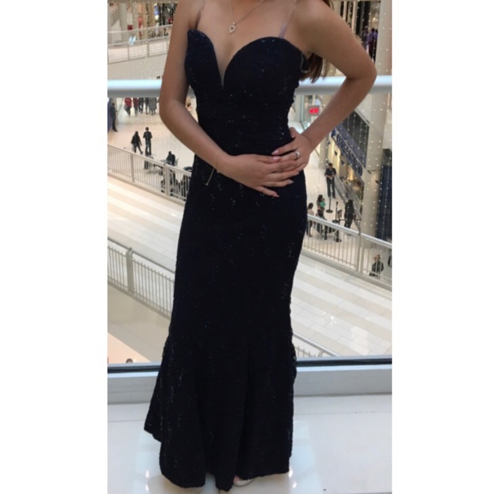 Navy Prom Dress